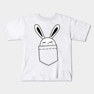 Cute sweet bunny with carrot Kids T-Shirt